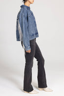 Miss Me-Nashville Fringe Denim Jacket