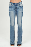 Miss Me-32” Mid-Rise Bootcut Jeans