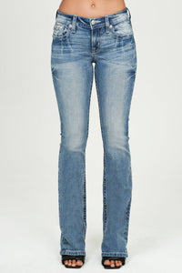 Miss Me-32” Mid-Rise Bootcut Jeans
