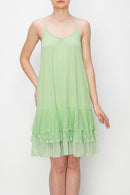 Origami Apparel ~ Lace and Crochet inspired - OLS-4672 APPLE GREEN