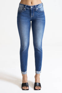 Miss Me-Mid-Rise Ankle Skinny Jeans
