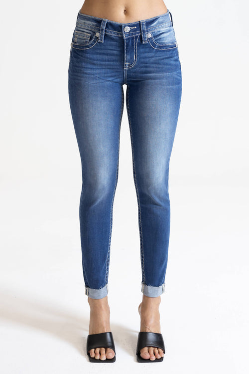 Miss Me-Mid-Rise Ankle Skinny Jeans