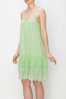 Origami Apparel ~ Lace and Crochet inspired - OLS-4672 APPLE GREEN