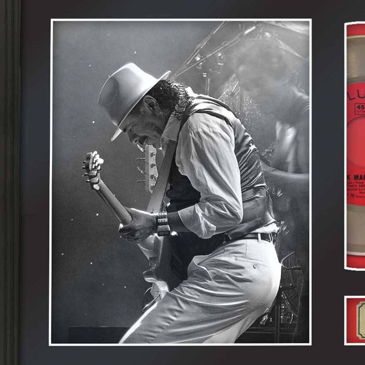 Gold Record Outlet - Carlos Santana Legends of Music Gold Display