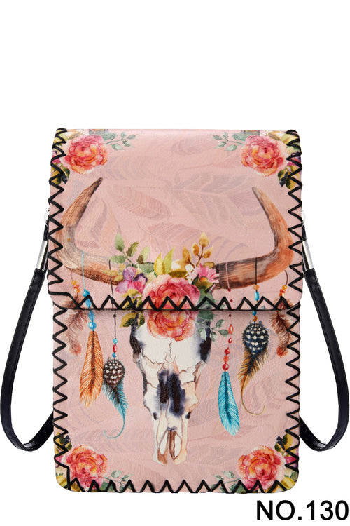 Ole - Western Bull Head Dream Catcher Crossbody HB0580 - N0.130