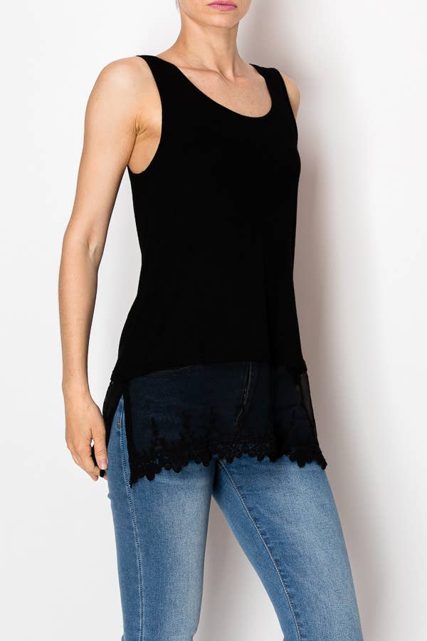 Origami Apparel ~ Lace and Crochet inspired - 501-T08BK
