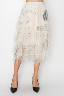Origami Apparel ~ Lace and Crochet inspired - OLS-4546BG MS