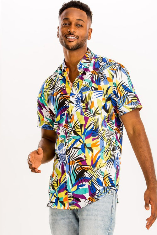 Men's Print Hawaiian Shirt