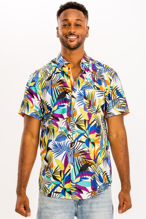 Men's Print Hawaiian Shirt