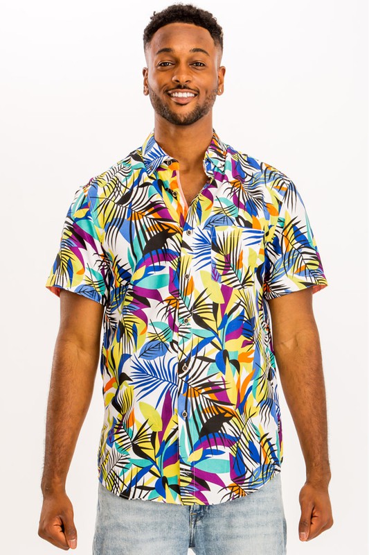 Men's Print Hawaiian Shirt