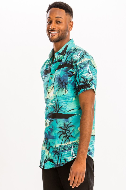 Men's Print Hawaiian Shirt