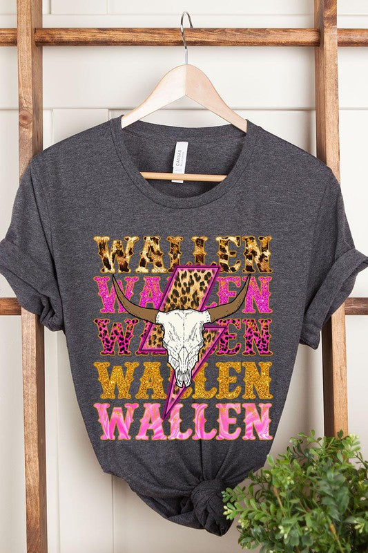 Wallen graphic short-sleeve T-shirt with printed lettering