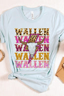 Wallen graphic short-sleeve T-shirt with printed lettering