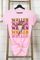 Wallen graphic short-sleeve T-shirt with printed lettering