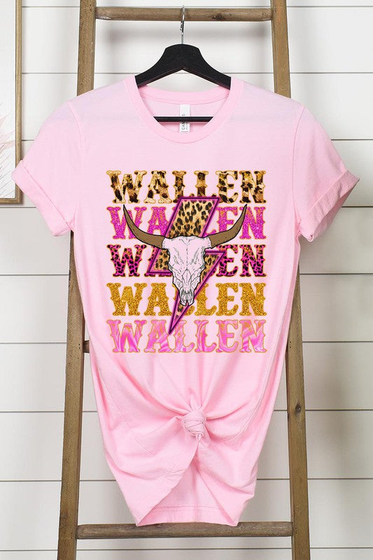 Wallen graphic short-sleeve T-shirt with printed lettering