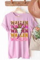 Wallen graphic short-sleeve T-shirt with printed lettering