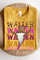 Wallen graphic short-sleeve T-shirt with printed lettering