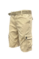 Men's Classic Cargo Shorts Perfect for Special Outings or Everyday Wear Weiv Mens Belted Cargo Shorts with Belt