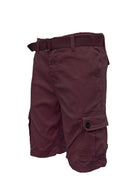 Men's Classic Cargo Shorts Perfect for Special Outings or Everyday Wear Weiv Mens Belted Cargo Shorts with Belt