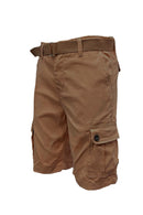 Men's Classic Cargo Shorts Perfect for Special Outings or Everyday Wear Weiv Mens Belted Cargo Shorts with Belt