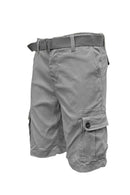 Men's Classic Cargo Shorts Perfect for Special Outings or Everyday Wear Weiv Mens Belted Cargo Shorts with Belt