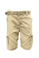 Men's Classic Cargo Shorts Perfect for Special Outings or Everyday Wear Weiv Mens Belted Cargo Shorts with Belt