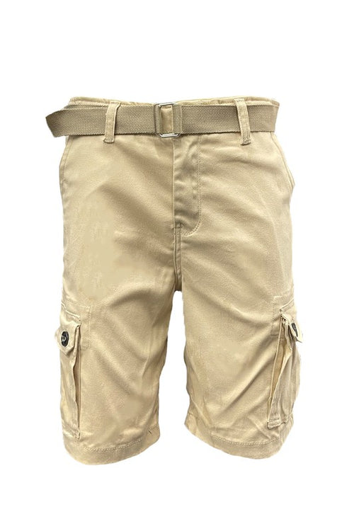 Men's Classic Cargo Shorts Perfect for Special Outings or Everyday Wear Weiv Mens Belted Cargo Shorts with Belt