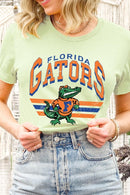 Florida Gators graphic short-sleeve T-shirt with printed lettering, shown worn by a model