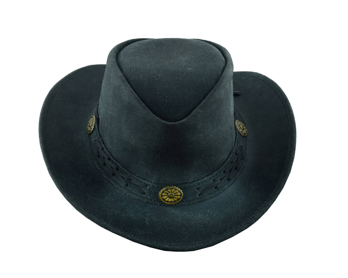 Lesa collection inc - Sahara Leather Hats Western Style for Men and Women shapeabl