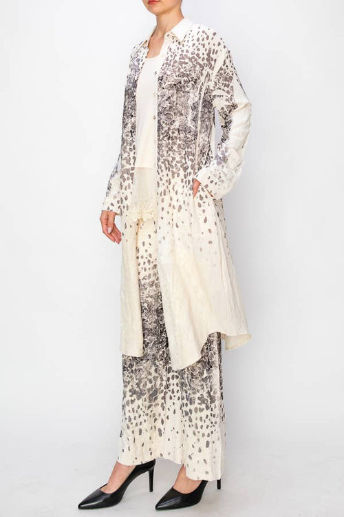 Origami Apparel ~ Lace and Crochet inspired - OLS-4690 BG/LEOROSE