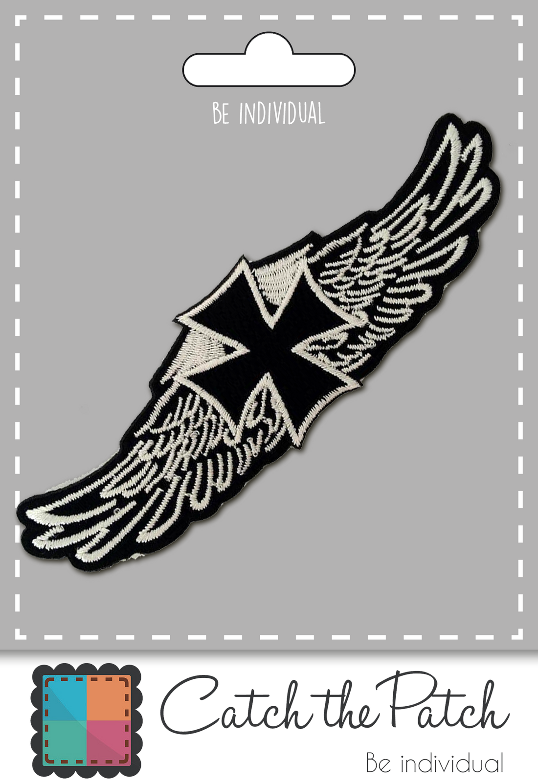 World of Patches - Iron-on Patch - Chopper cross biker