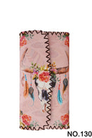 Ole - Western Bull Head Dream Catcher Print Wallet HB0582 - N0.130