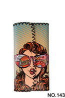 Ole - Glasses Girl Printed Wallet HB0582 - NO.143