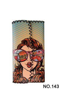 Ole - Glasses Girl Printed Wallet HB0582 - NO.143