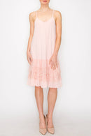 Origami Apparel ~ Lace and Crochet inspired - OLS-4672PINK