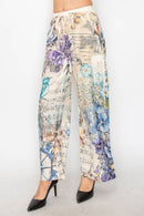 Origami Apparel ~ Lace and Crochet inspired - OLS-4703BG-BIRD FLORAL