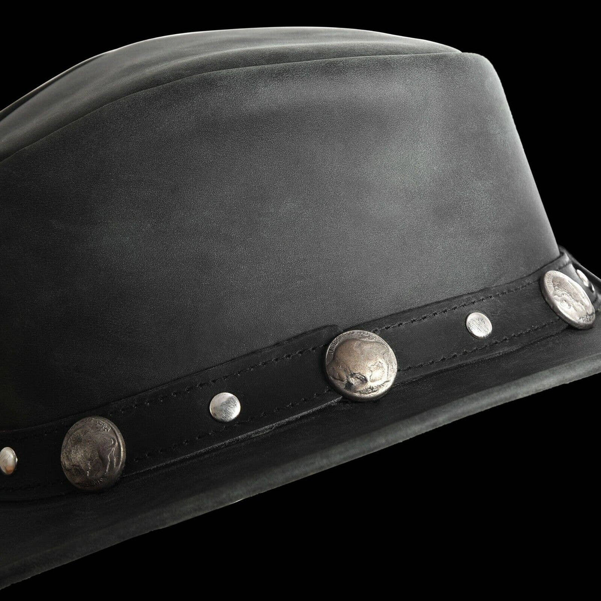 Lesa Collection Bullring Leather Cowboy Hat for Men & Wome