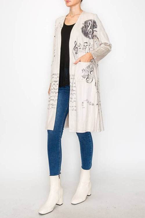 Origami Apparel ~ Lace and Crochet inspired - OLS-4731BG-BK SCALE