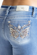 Miss Me-Mid-Rise Bootcut Jeans