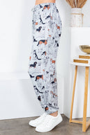 LA Soul - Variety Of Dog Print Jogger Pant