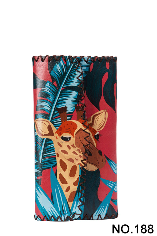 Ole - Floral Giraffe Printed Wallet HB0582 - NO.188