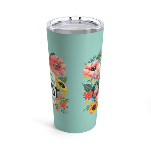 Love in Faith - I Can Do All Things Floral Tumbler 20oz