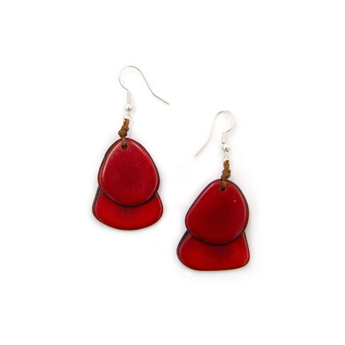 Organic Tagua Jewelry - Fiesta Earrings