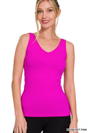 42POPS - ",,,..._ 2 Way V-neck/Scoop neck Seamless Tank