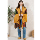 Young Threads - Rustic Bohemian: Patchworked Shrug ALSO IN PLUS