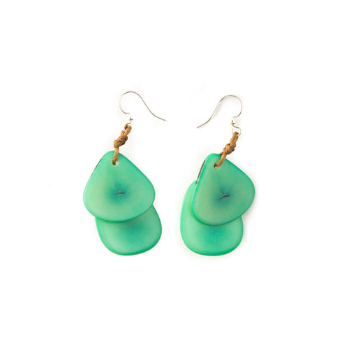 Organic Tagua Jewelry - Fiesta Earrings