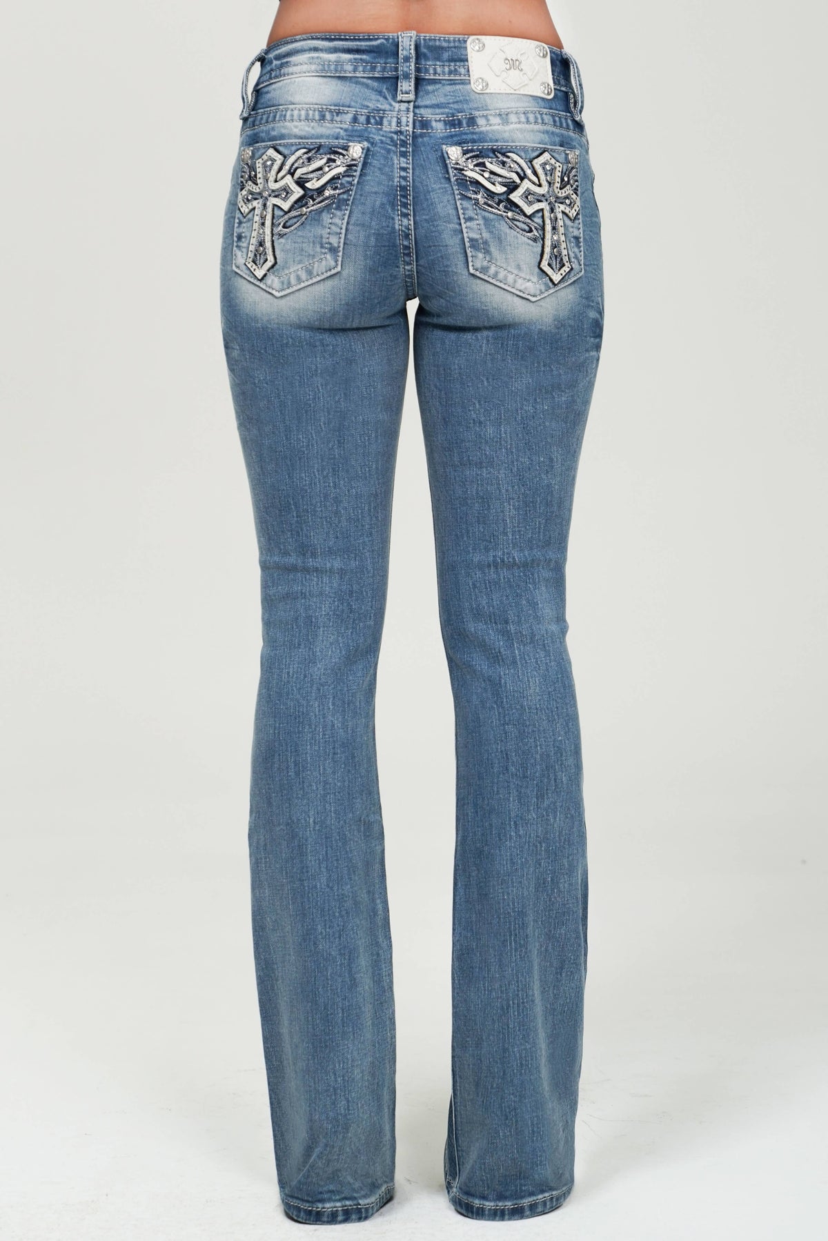 Miss Me-32” Mid-Rise Bootcut Jeans