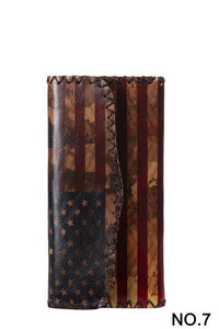 Ole - American Flag Printed Wallet HB0582 - NO.7