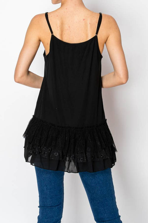 Origami Apparel ~ Lace and Crochet inspired - 501-T14 BK