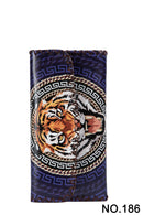 Ole - Tiger Head Printed Wallet HB0582 - NO.186BL
